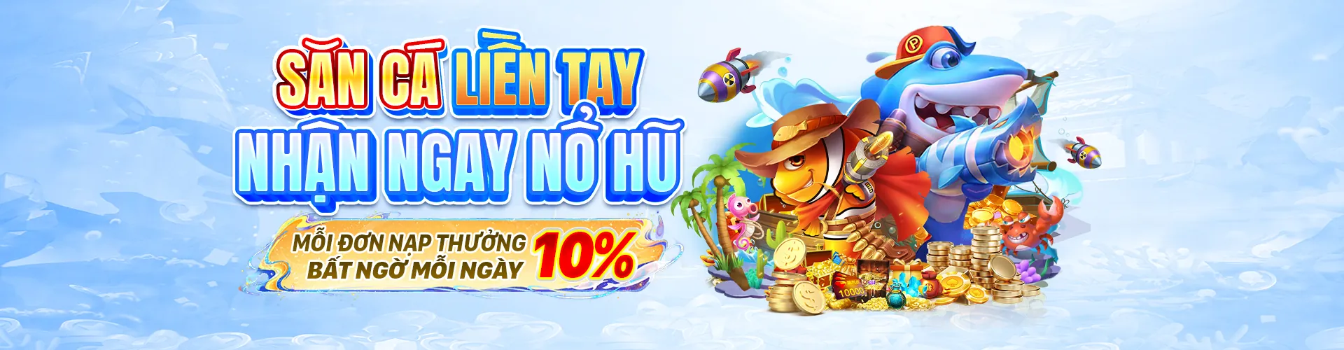 Giao diện game Bắn Cá Nổ Hũ 90 với các loại cá và jackpot